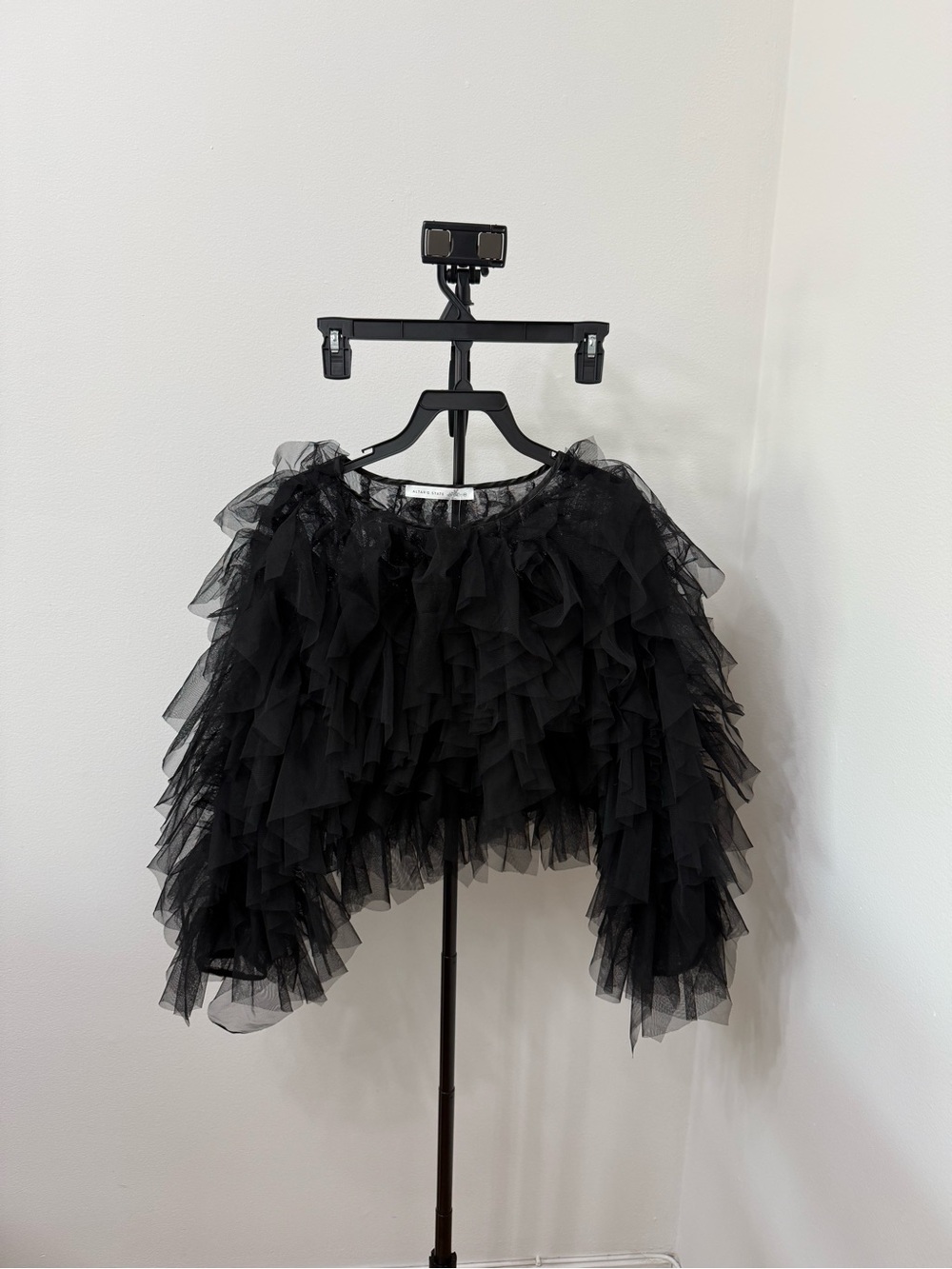 Altar'd State Black Layered Tulle Top - Picture 4 of 6